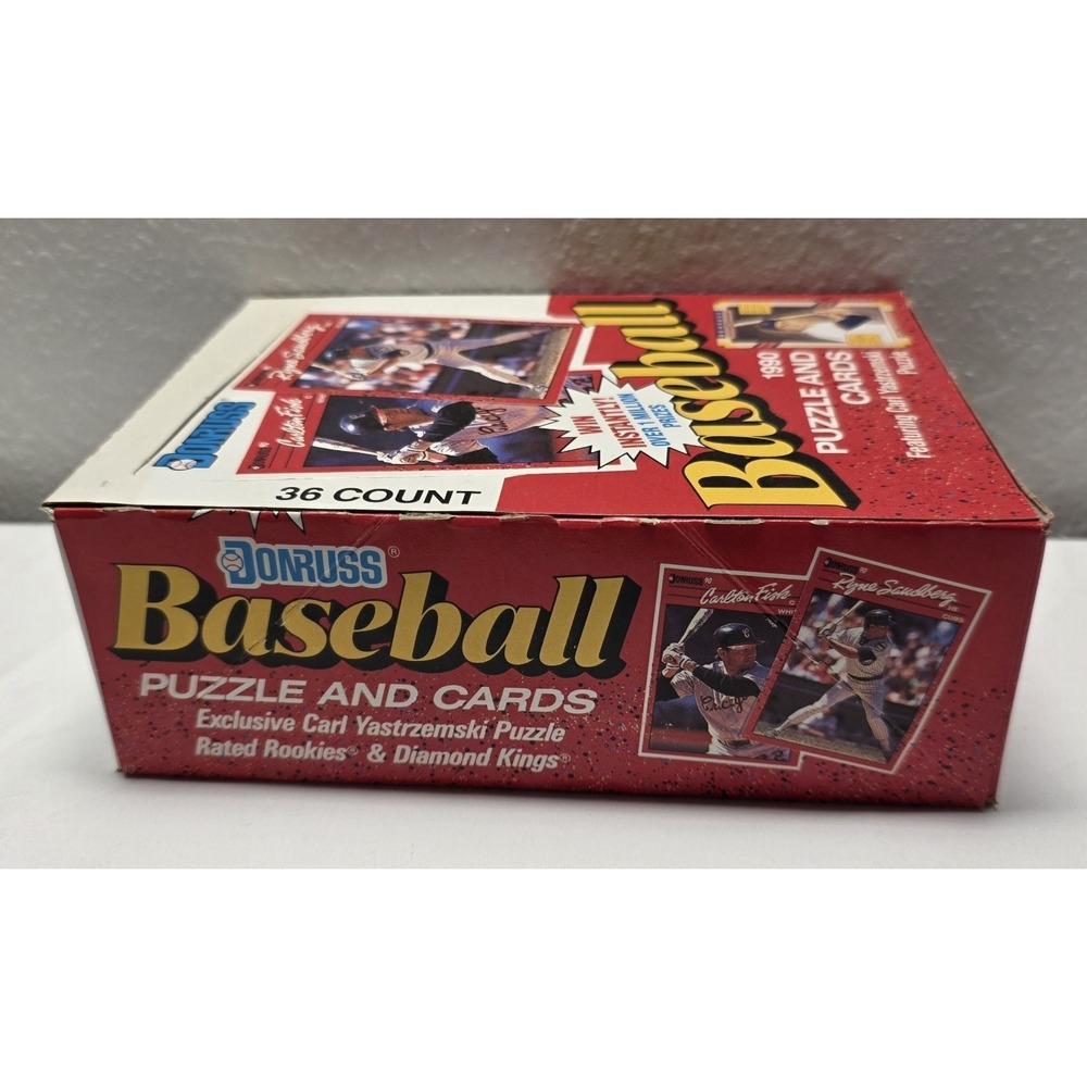 1990 Donruss Baseball 36 Sealed Packs Yastrzemski Sandberg Fisk Rookie Pieces - Picture 5 of 6